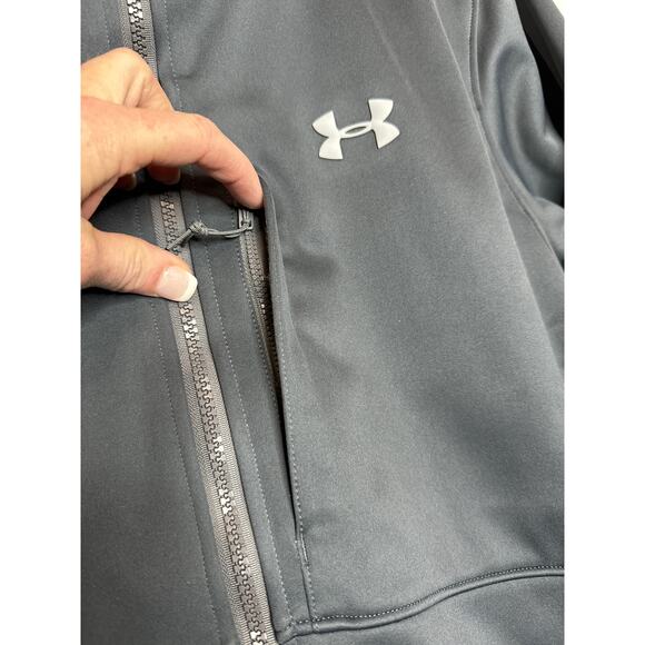 Men's UA Storm ColdGear® Infrared Shield 2.0 Jacket
 gray size large - Picture 5 of 12